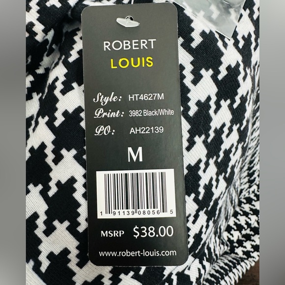 Robert Louis Black and White Midi Skirt - Picture 4 of 4